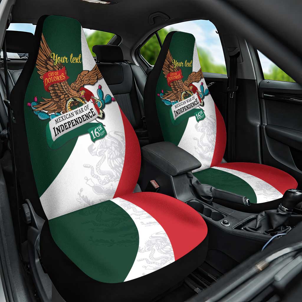 iViva Mexico Eagle Personalized Car Seat Cover Mexican Independence Day Fiesta - Wonder Print Shop
