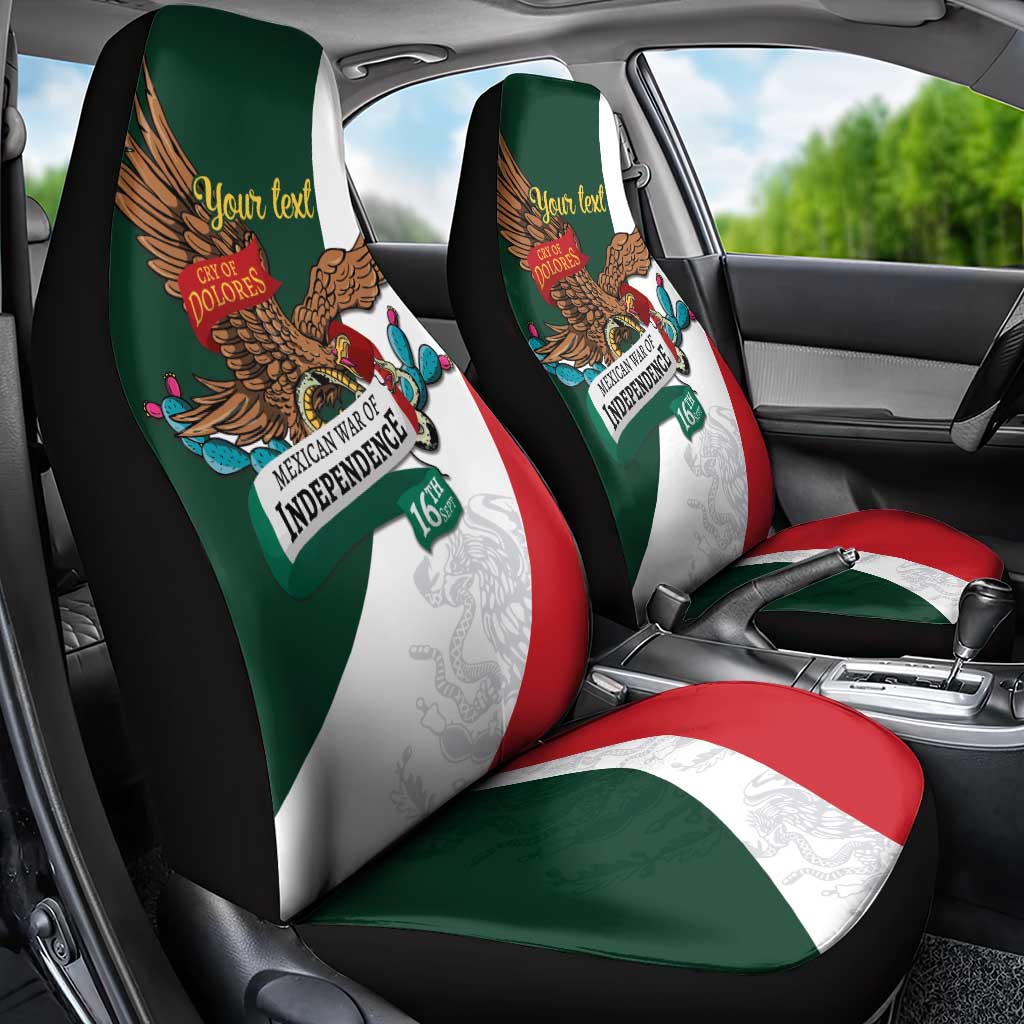 iViva Mexico Eagle Personalized Car Seat Cover Mexican Independence Day Fiesta - Wonder Print Shop