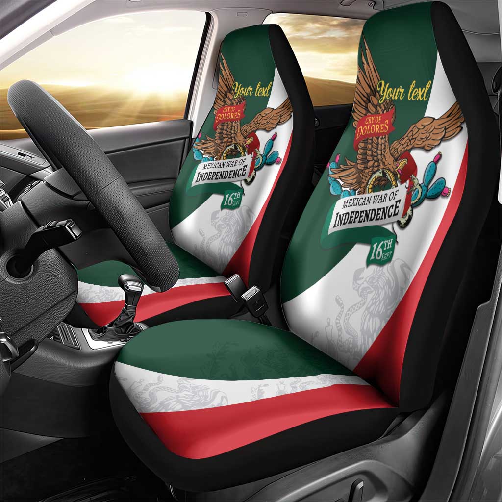 iViva Mexico Eagle Personalized Car Seat Cover Mexican Independence Day Fiesta - Wonder Print Shop