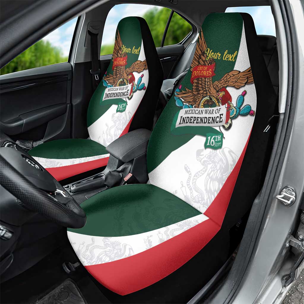 iViva Mexico Eagle Personalized Car Seat Cover Mexican Independence Day Fiesta - Wonder Print Shop