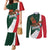 iViva Mexico Eagle Personalized Couples Matching Mermaid Dress and Long Sleeve Button Shirt Mexican Independence Day Fiesta - Wonder Print Shop