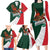 iViva Mexico Eagle Personalized Family Matching Long Sleeve Bodycon Dress and Hawaiian Shirt Mexican Independence Day Fiesta - Wonder Print Shop