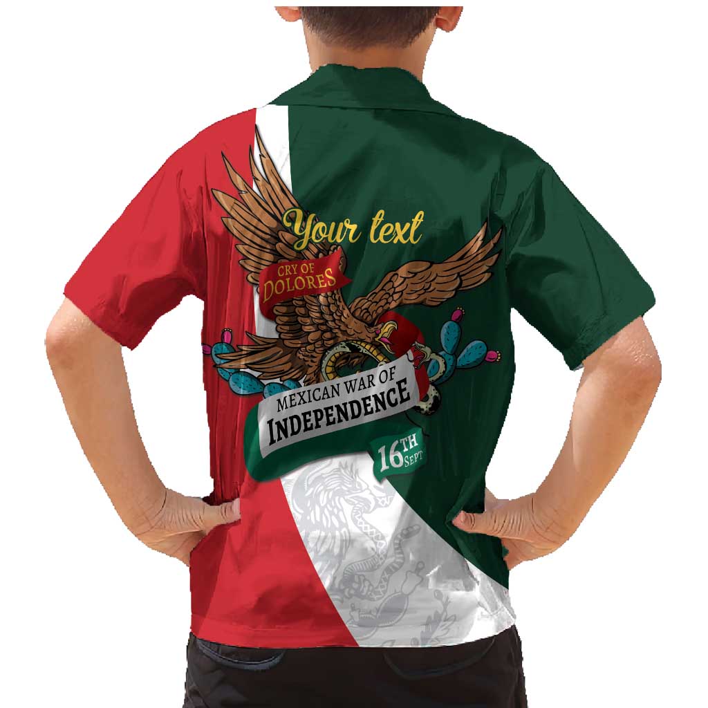 iViva Mexico Eagle Personalized Family Matching Mermaid Dress and Hawaiian Shirt Mexican Independence Day Fiesta - Wonder Print Shop