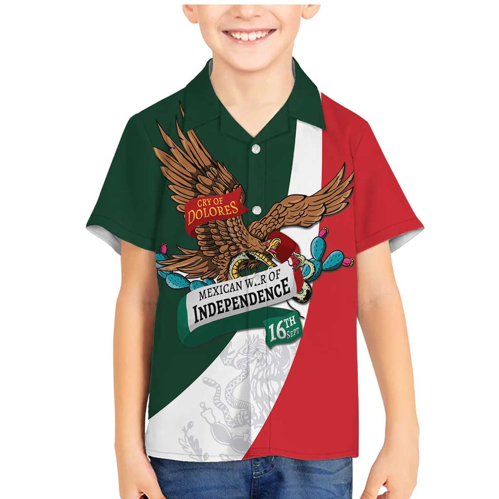 iViva Mexico Eagle Personalized Family Matching Mermaid Dress and Hawaiian Shirt Mexican Independence Day Fiesta - Wonder Print Shop