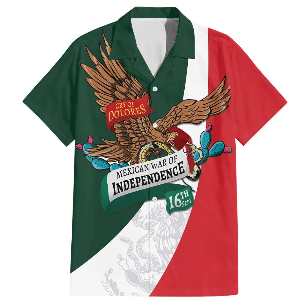 iViva Mexico Eagle Personalized Family Matching Summer Maxi Dress and Hawaiian Shirt Mexican Independence Day Fiesta - Wonder Print Shop