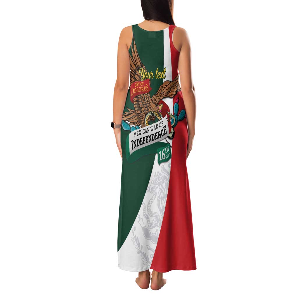 iViva Mexico Eagle Personalized Family Matching Tank Maxi Dress and Hawaiian Shirt Mexican Independence Day Fiesta - Wonder Print Shop