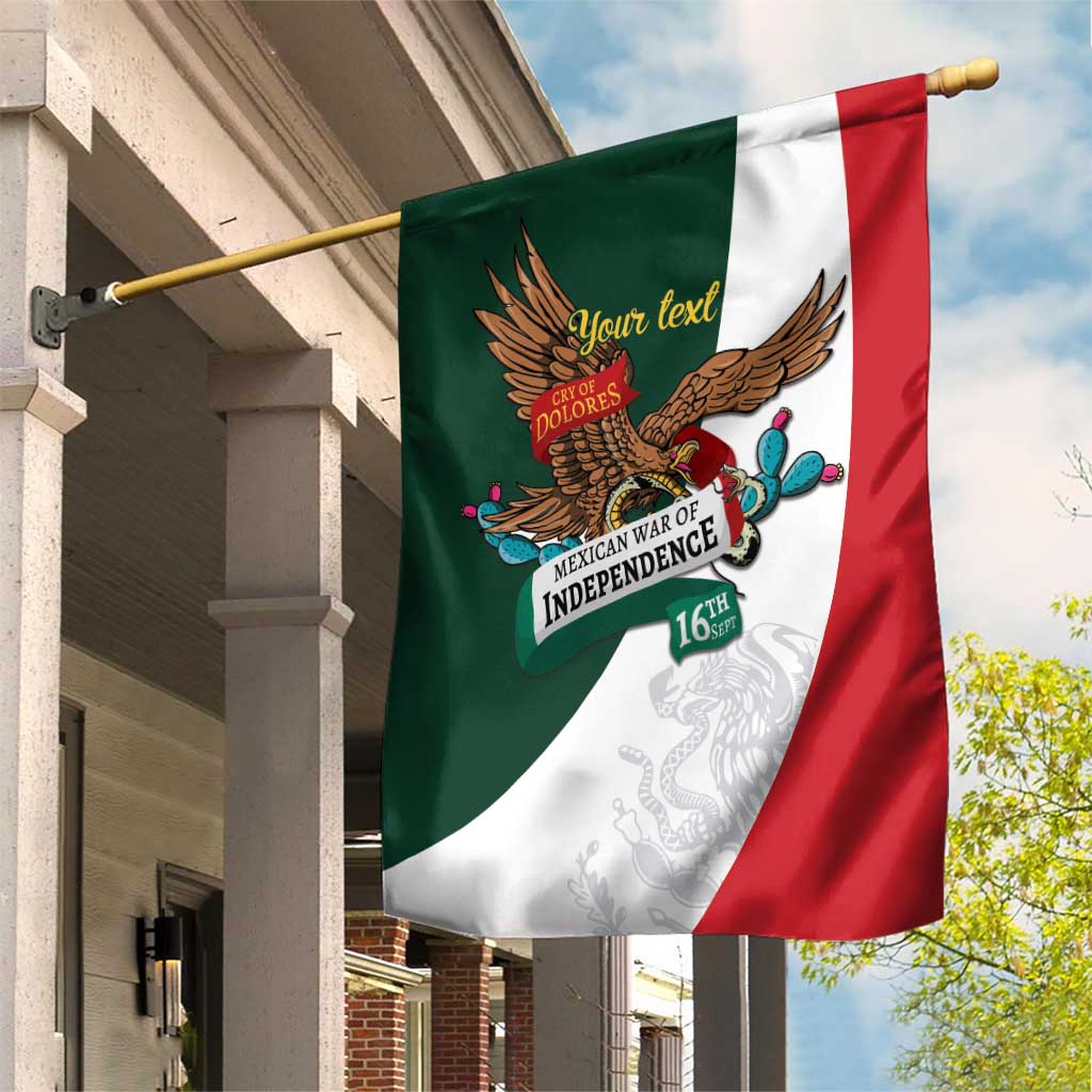 iViva Mexico Eagle Personalized Garden Flag Mexican Independence Day Fiesta - Wonder Print Shop