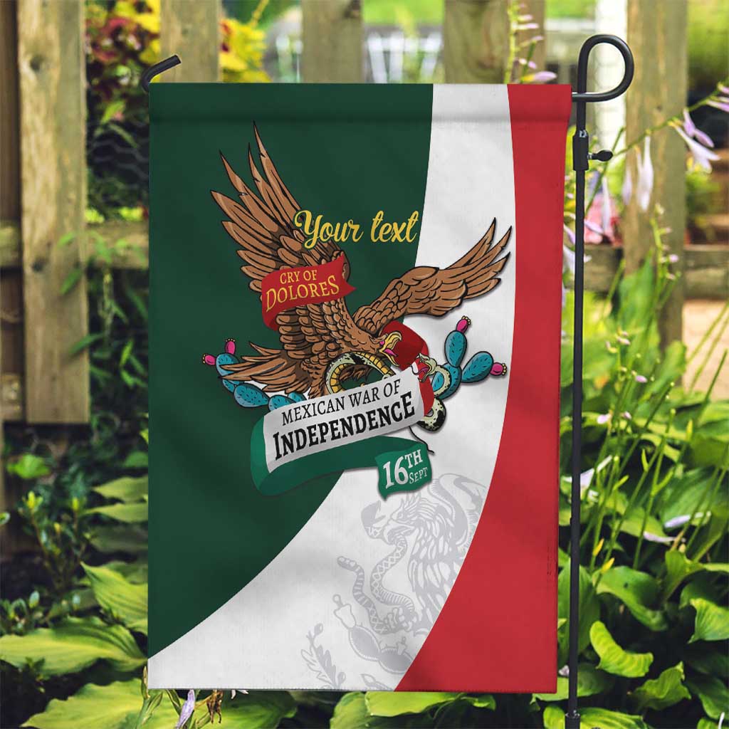 iViva Mexico Eagle Personalized Garden Flag Mexican Independence Day Fiesta - Wonder Print Shop
