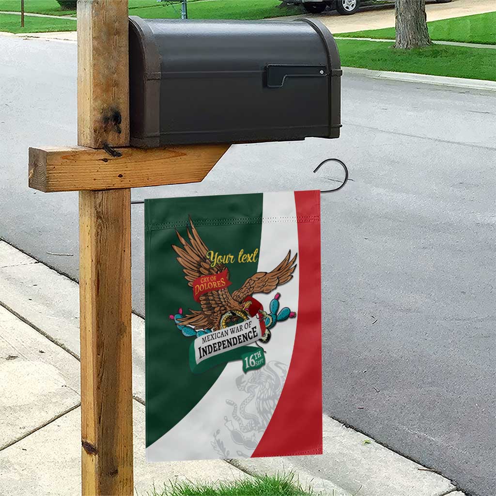 iViva Mexico Eagle Personalized Garden Flag Mexican Independence Day Fiesta - Wonder Print Shop
