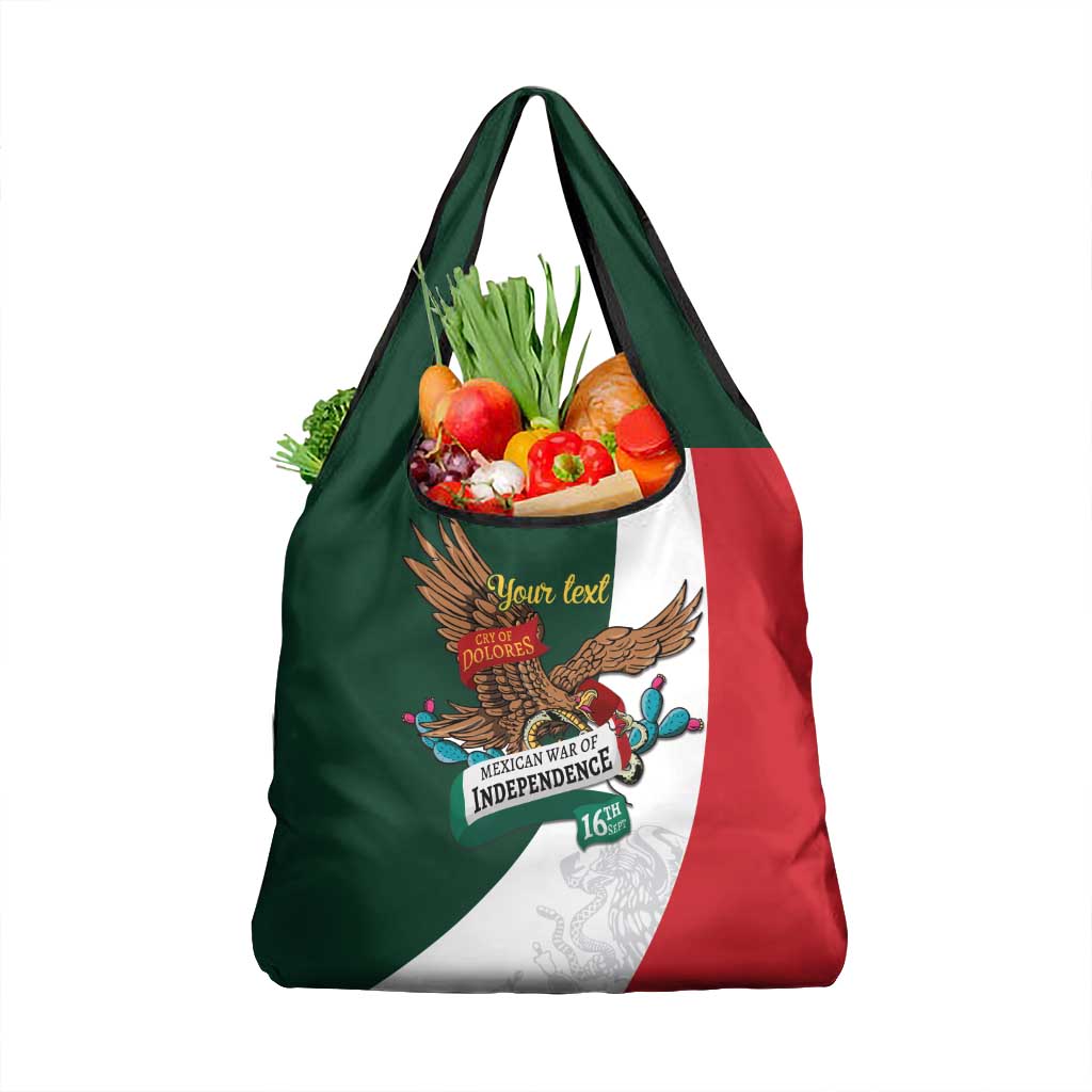 iViva Mexico Eagle Personalized Grocery Bag Mexican Independence Day Fiesta - Wonder Print Shop