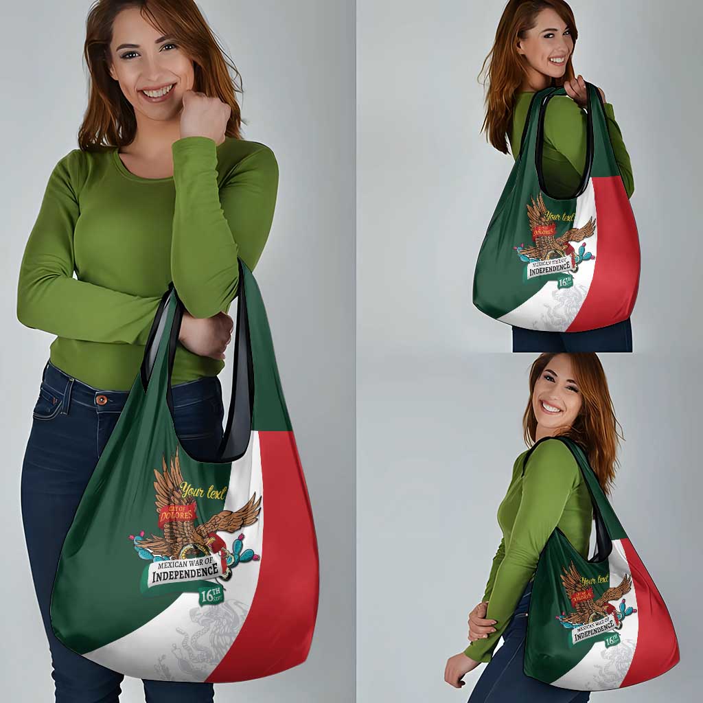 iViva Mexico Eagle Personalized Grocery Bag Mexican Independence Day Fiesta - Wonder Print Shop