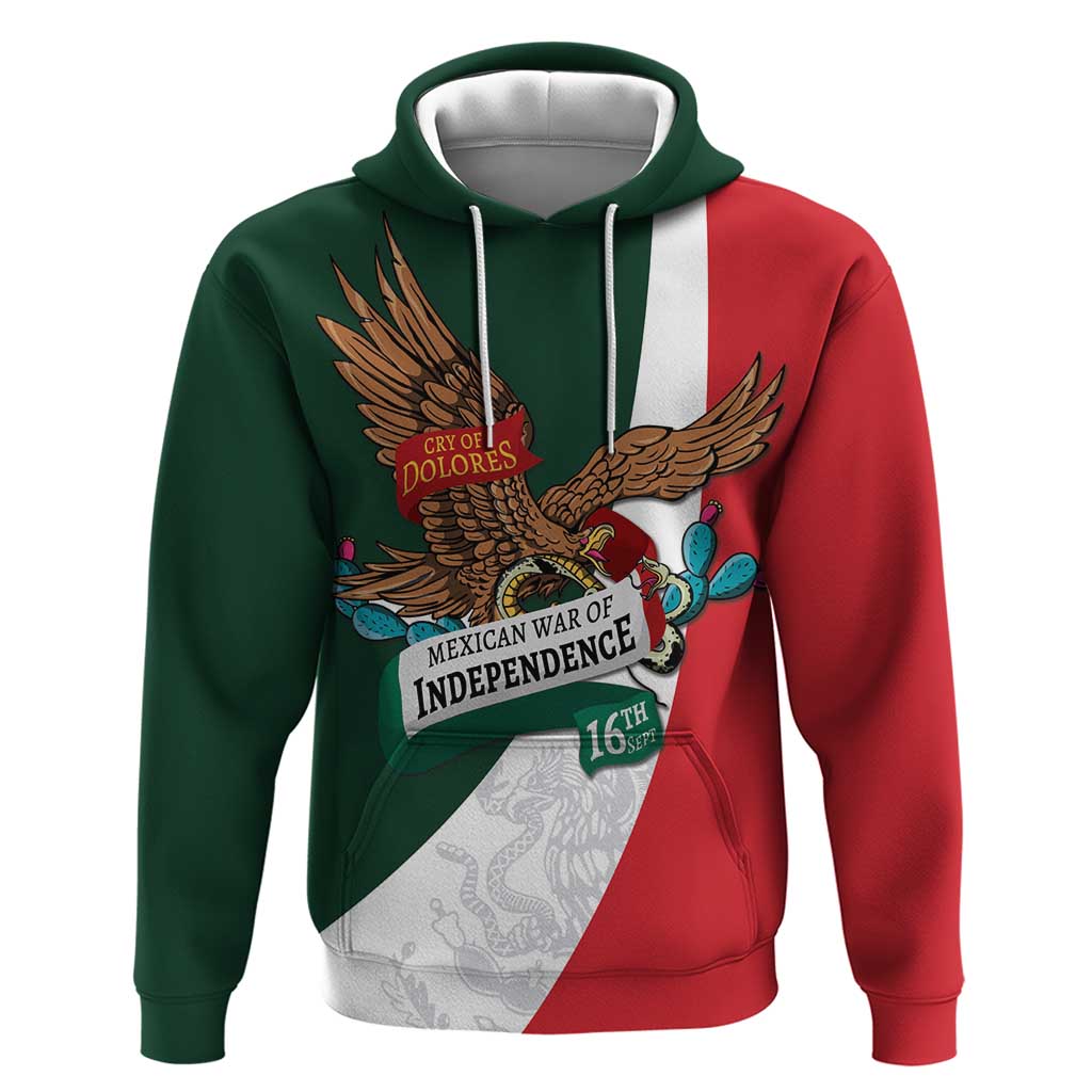 iViva Mexico Eagle Personalized Hoodie Mexican Independence Day Fiesta - Wonder Print Shop