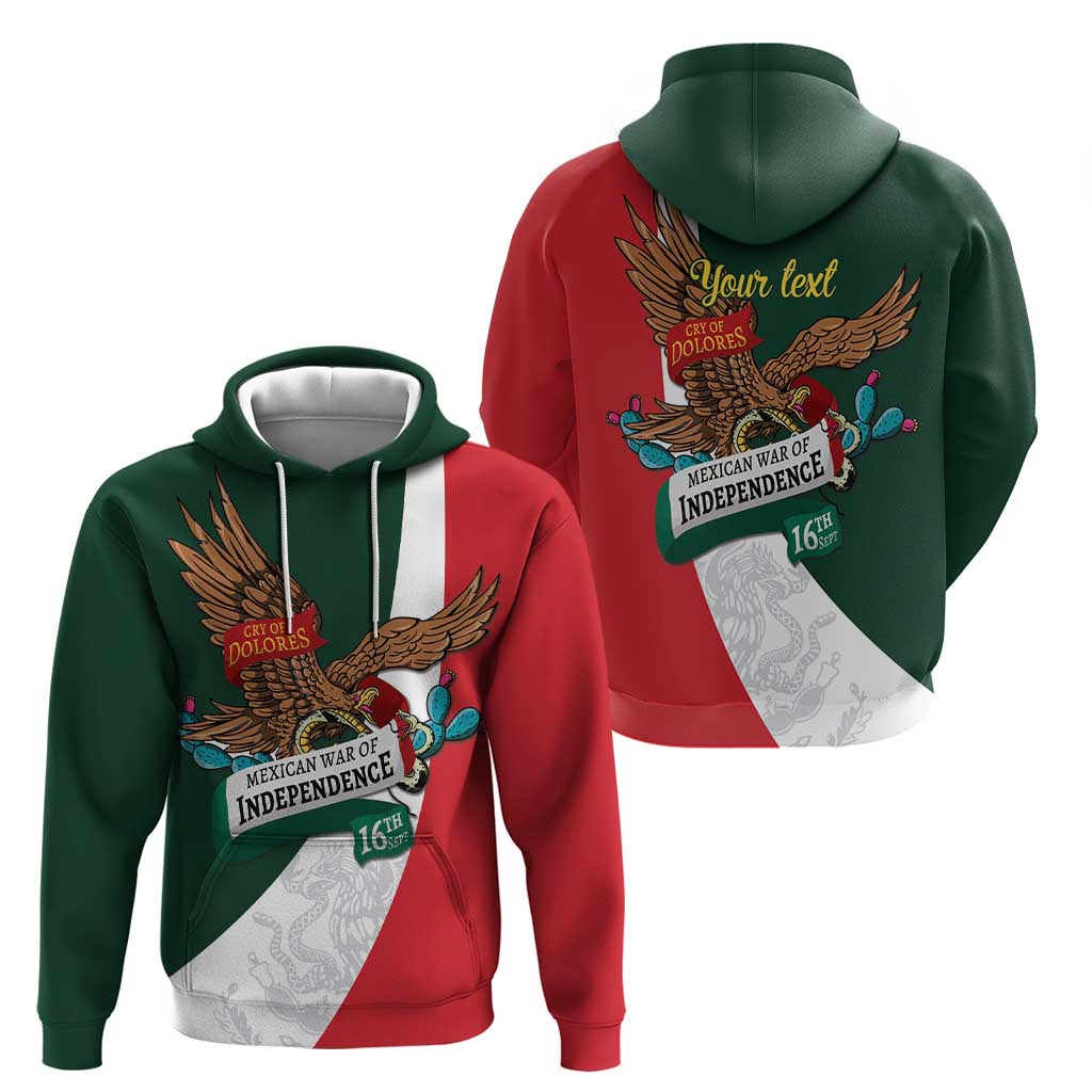 iViva Mexico Eagle Personalized Hoodie Mexican Independence Day Fiesta - Wonder Print Shop