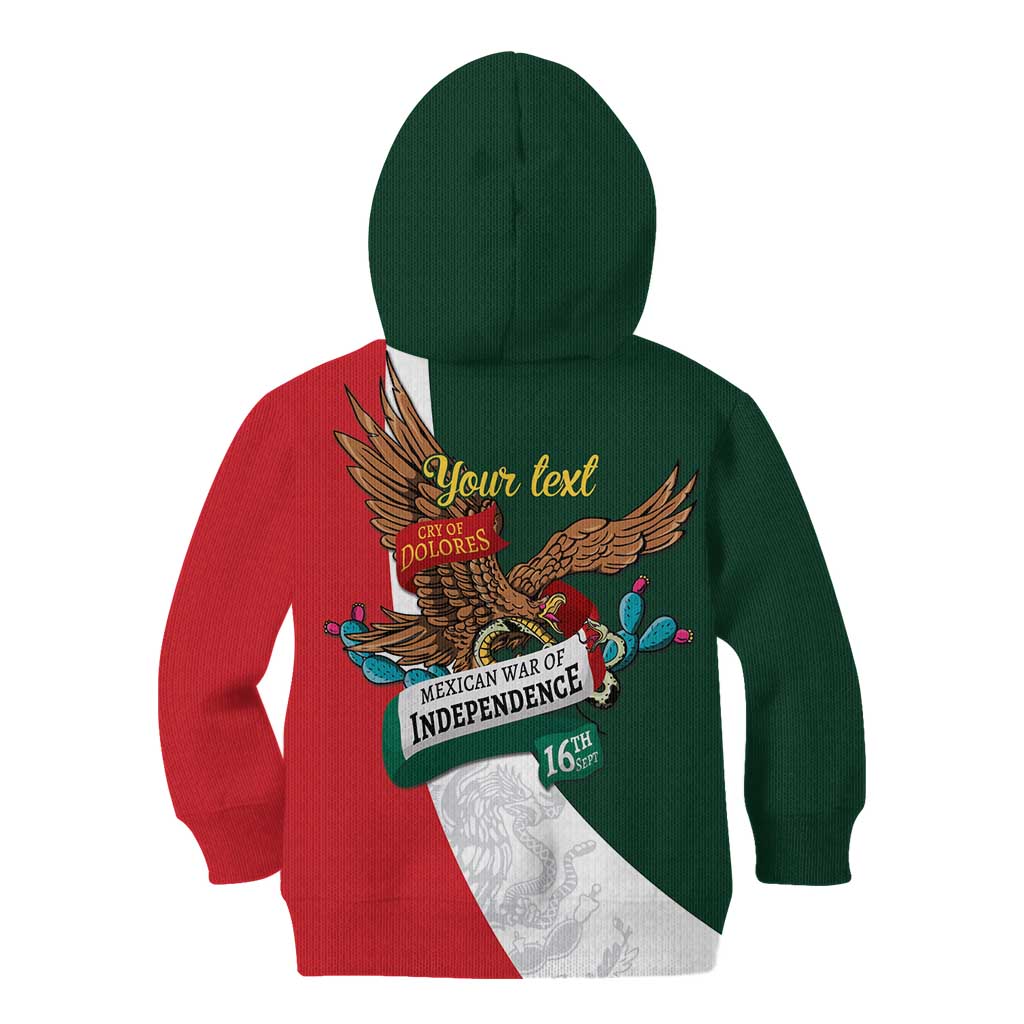 iViva Mexico Eagle Personalized Kid Hoodie Mexican Independence Day Fiesta - Wonder Print Shop