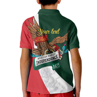 iViva Mexico Eagle Personalized Kid Polo Shirt Mexican Independence Day Fiesta - Wonder Print Shop