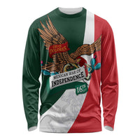 iViva Mexico Eagle Personalized Long Sleeve Shirt Mexican Independence Day Fiesta - Wonder Print Shop