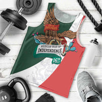 iViva Mexico Eagle Personalized Men Tank Top Mexican Independence Day Fiesta - Wonder Print Shop