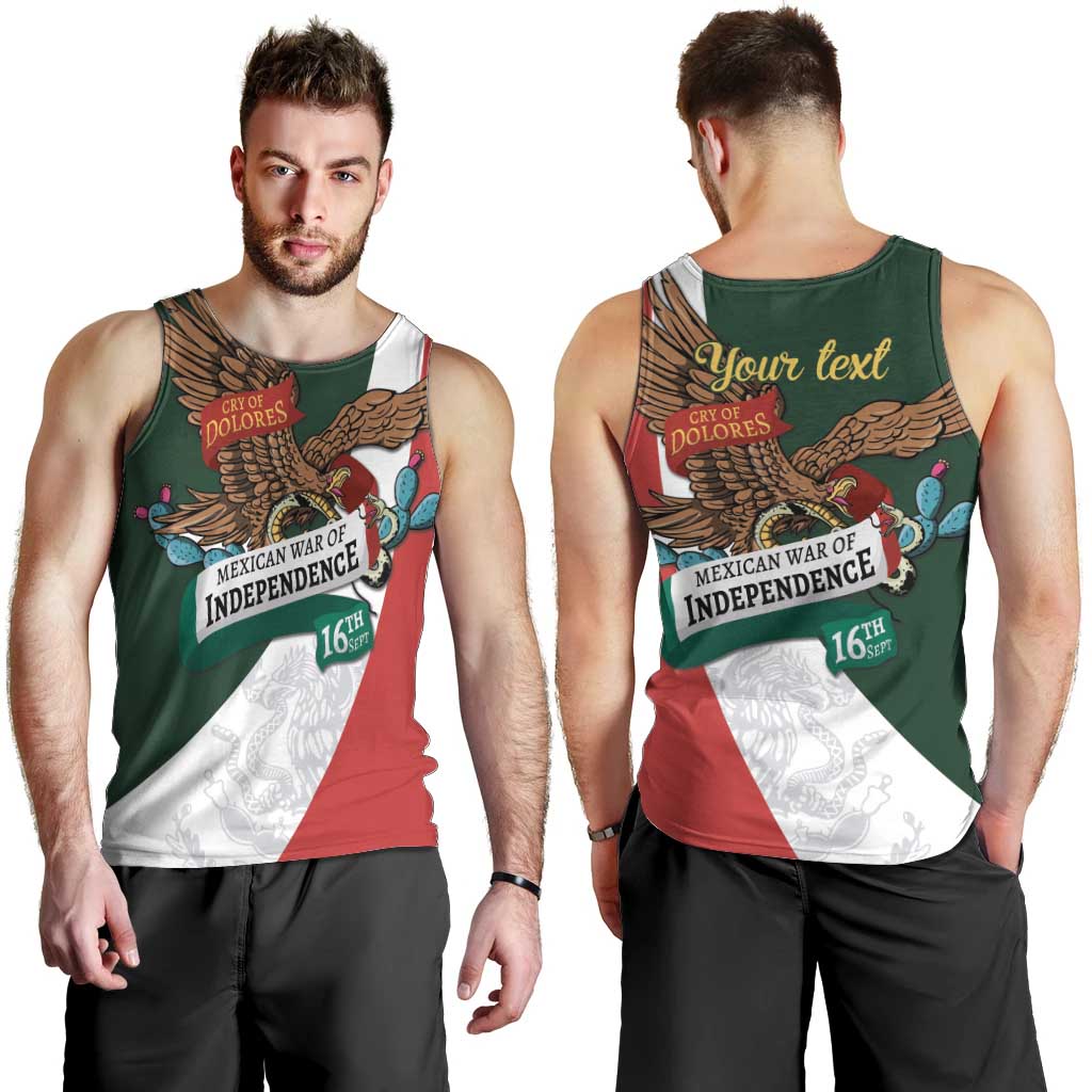 iViva Mexico Eagle Personalized Men Tank Top Mexican Independence Day Fiesta - Wonder Print Shop
