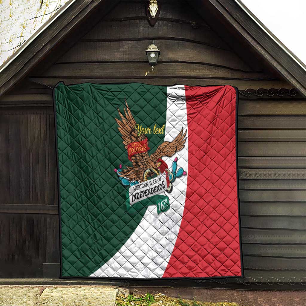 iViva Mexico Eagle Personalized Quilt Mexican Independence Day Fiesta - Wonder Print Shop