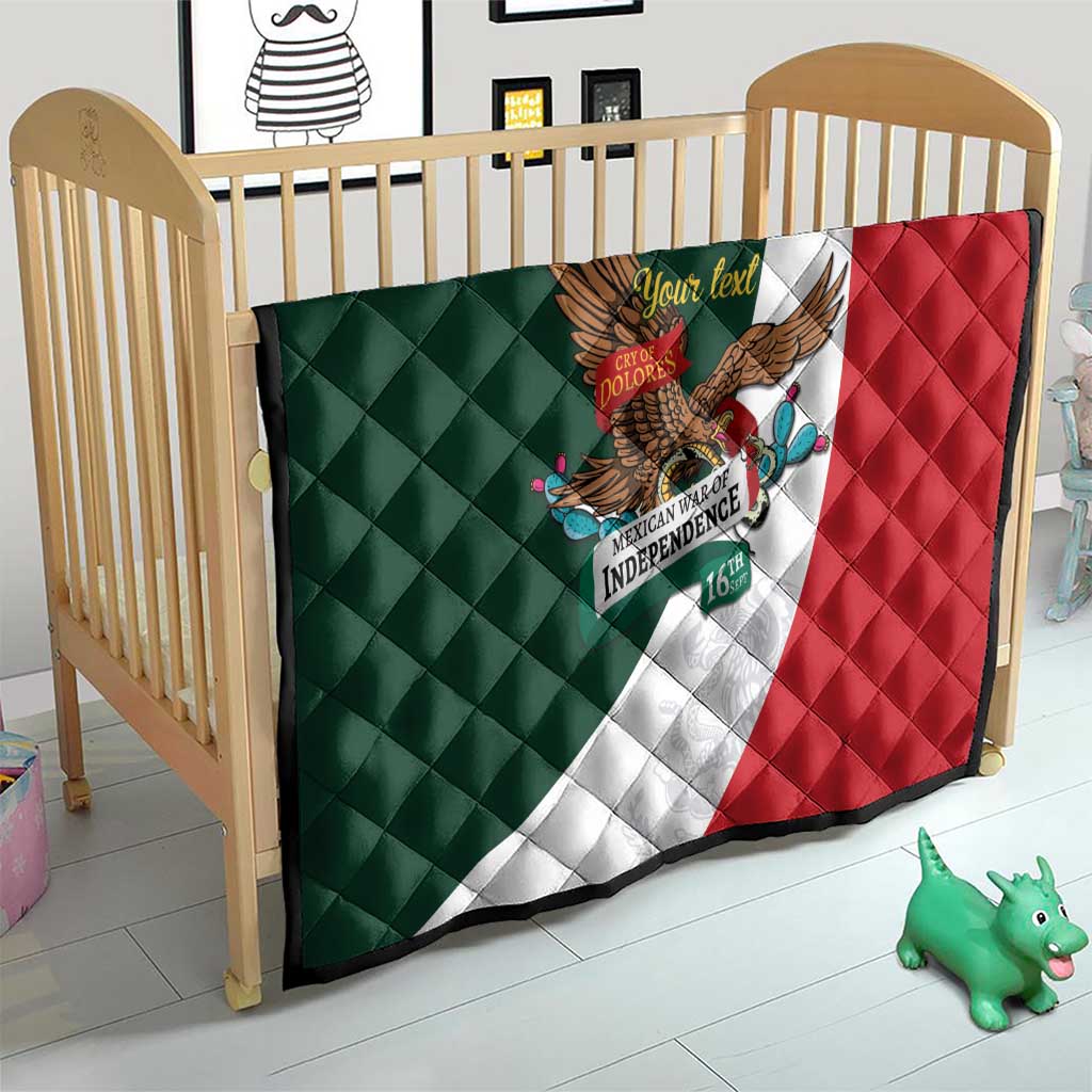 iViva Mexico Eagle Personalized Quilt Mexican Independence Day Fiesta - Wonder Print Shop