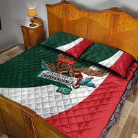 iViva Mexico Eagle Personalized Quilt Bed Set Mexican Independence Day Fiesta - Wonder Print Shop