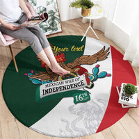 iViva Mexico Eagle Personalized Round Carpet Mexican Independence Day Fiesta - Wonder Print Shop