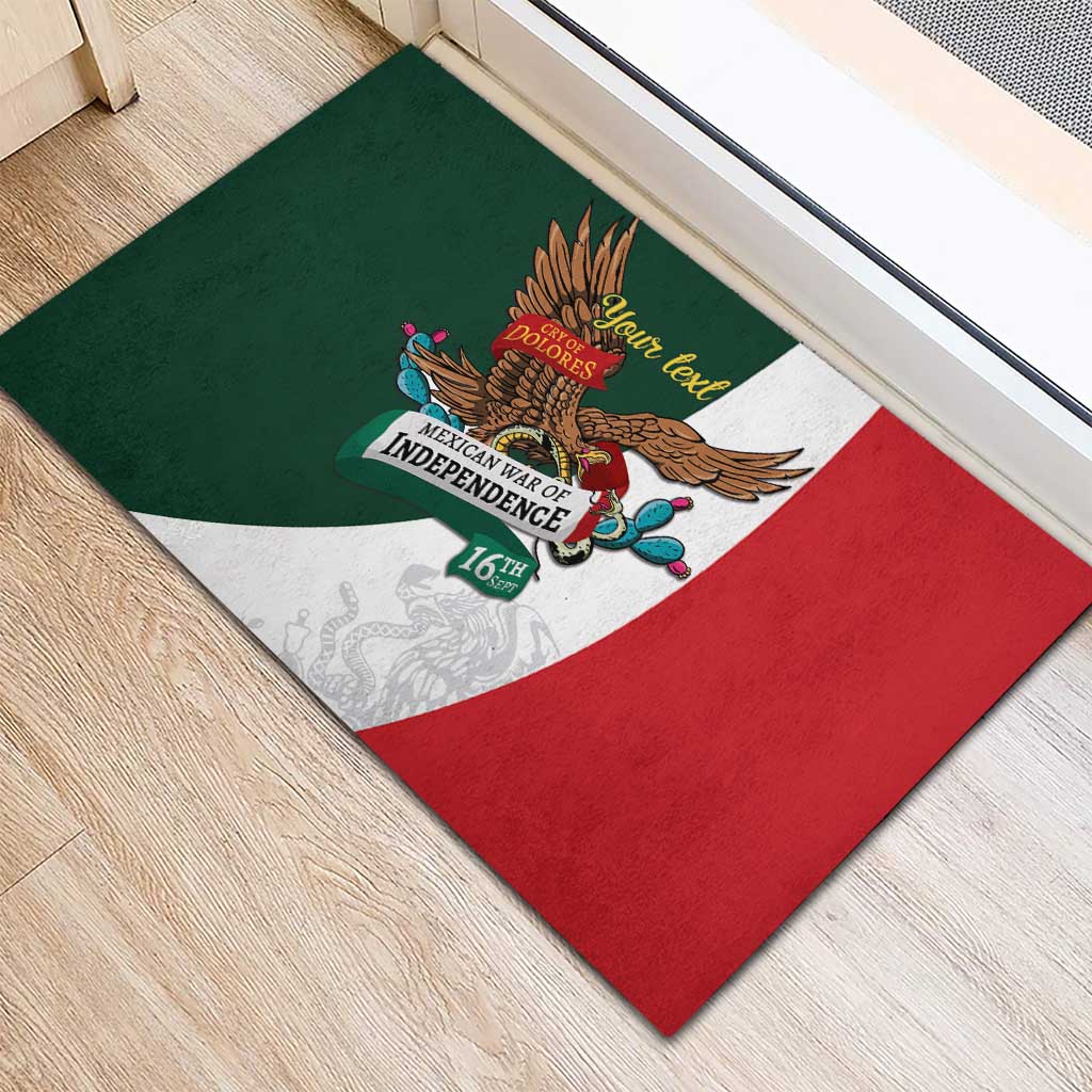 iViva Mexico Eagle Personalized Rubber Doormat Mexican Independence Day Fiesta - Wonder Print Shop