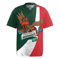 iViva Mexico Eagle Personalized Rugby Jersey Mexican Independence Day Fiesta - Wonder Print Shop