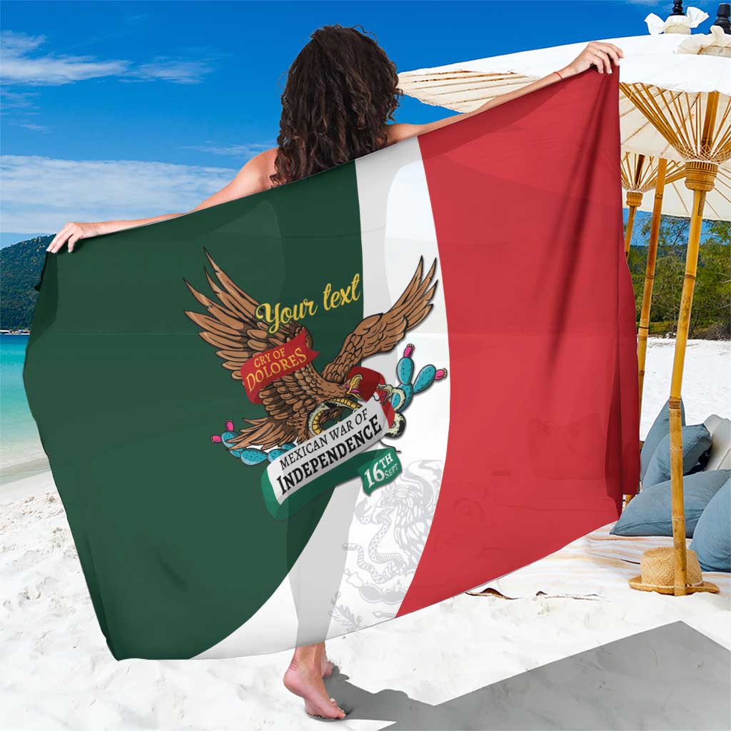 iViva Mexico Eagle Personalized Sarong Mexican Independence Day Fiesta - Wonder Print Shop
