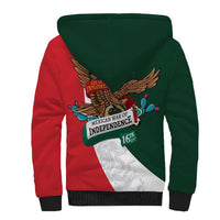 iViva Mexico Eagle Personalized Sherpa Hoodie Mexican Independence Day Fiesta - Wonder Print Shop