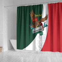 iViva Mexico Eagle Personalized Shower Curtain Mexican Independence Day Fiesta - Wonder Print Shop