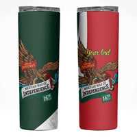 iViva Mexico Eagle Personalized Skinny Tumbler Mexican Independence Day Fiesta - Wonder Print Shop