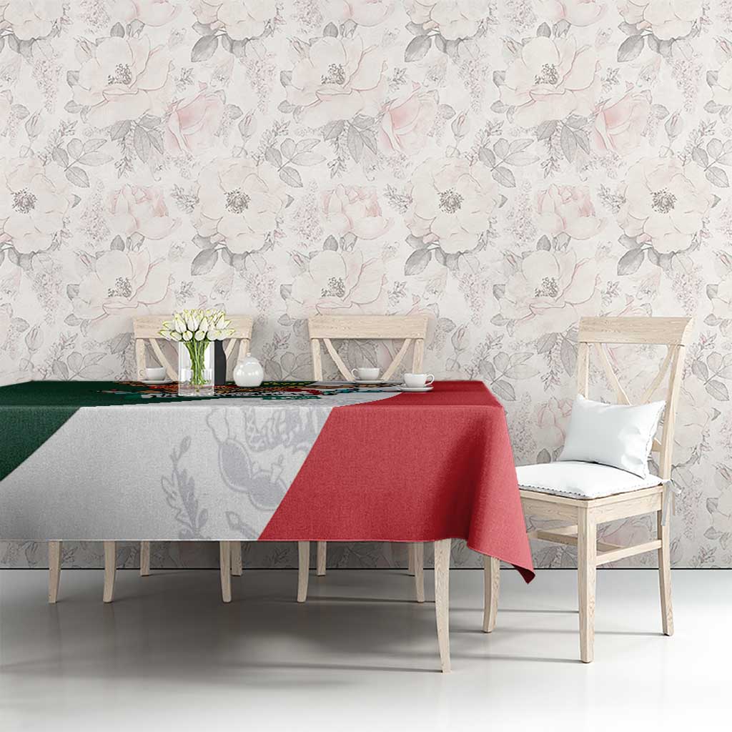 iViva Mexico Eagle Personalized Tablecloth Mexican Independence Day Fiesta - Wonder Print Shop