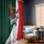 iViva Mexico Eagle Personalized Window Curtain Mexican Independence Day Fiesta - Wonder Print Shop