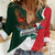 iViva Mexico Eagle Personalized Women Casual Shirt Mexican Independence Day Fiesta - Wonder Print Shop