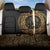 Mexican Aztec Back Car Seat Cover Golden Coat of Arm - Wonder Print Shop