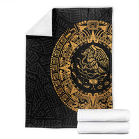 Mexican Aztec Blanket Golden Coat of Arm - Wonder Print Shop
