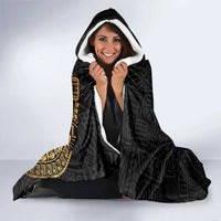 Mexican Aztec Hooded Blanket Golden Coat of Arm - Wonder Print Shop