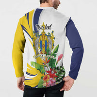 Madeira Pearl of the Atlantic Personalized Button Sweatshirt - Wonder Print Shop