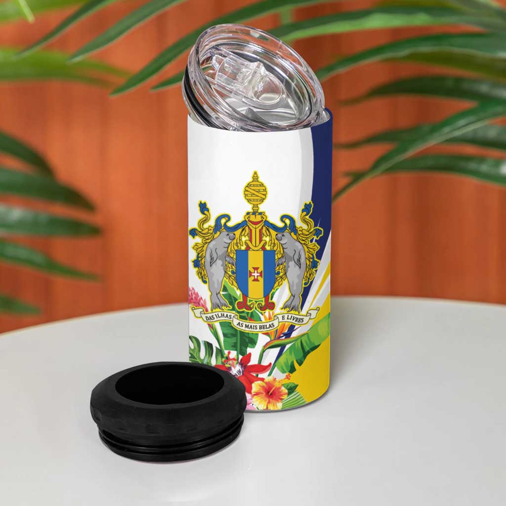Madeira Pearl of the Atlantic Personalized 4 in 1 Can Cooler Tumbler - Wonder Print Shop