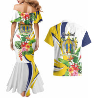 Madeira Pearl of the Atlantic Personalized Couples Matching Mermaid Dress and Hawaiian Shirt - Wonder Print Shop