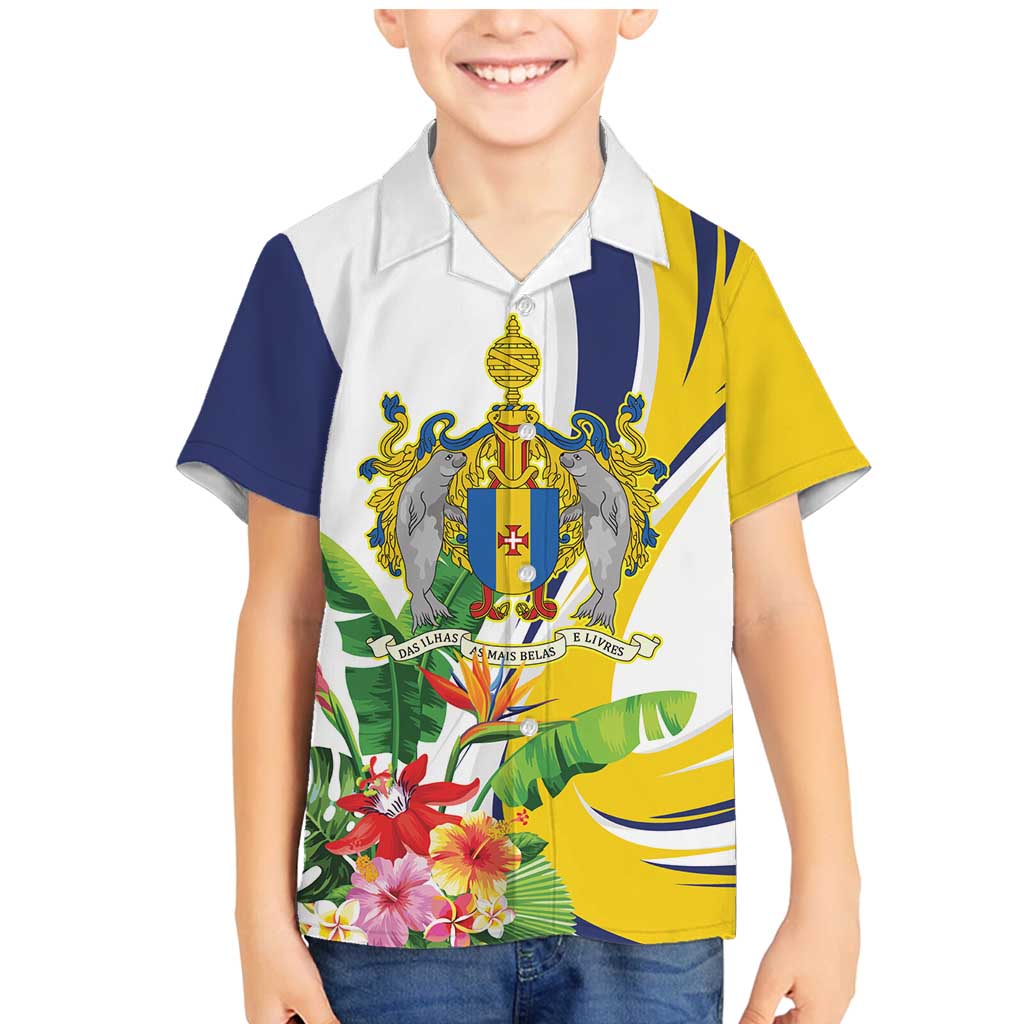 Madeira Pearl of the Atlantic Personalized Family Matching Mermaid Dress and Hawaiian Shirt - Wonder Print Shop