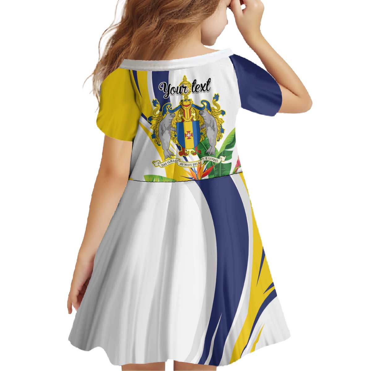 Madeira Pearl of the Atlantic Personalized Family Matching Off The Shoulder Long Sleeve Dress and Hawaiian Shirt - Wonder Print Shop