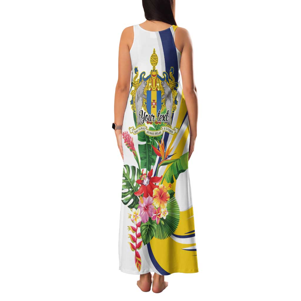 Madeira Pearl of the Atlantic Personalized Family Matching Tank Maxi Dress and Hawaiian Shirt - Wonder Print Shop