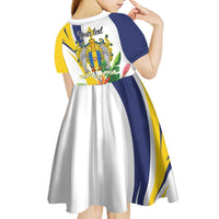 Madeira Pearl of the Atlantic Personalized Kid Short Sleeve Dress - Wonder Print Shop