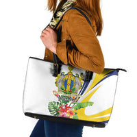 Madeira Pearl of the Atlantic Personalized Leather Tote Bag - Wonder Print Shop