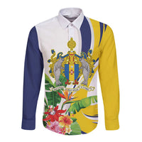 Madeira Pearl of the Atlantic Personalized Long Sleeve Button Shirt - Wonder Print Shop