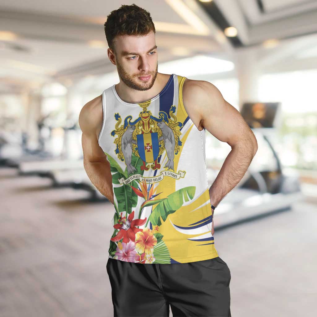 Madeira Pearl of the Atlantic Personalized Men Tank Top - Wonder Print Shop