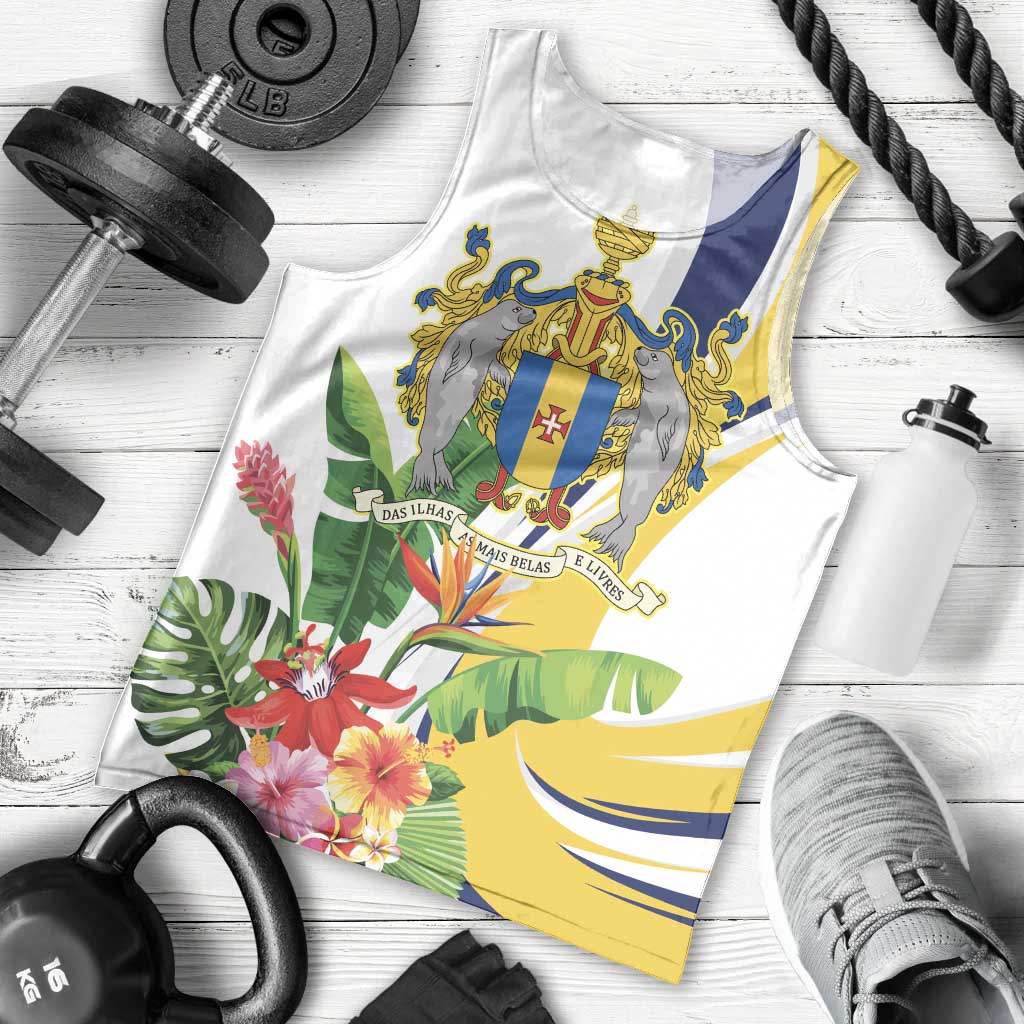 Madeira Pearl of the Atlantic Personalized Men Tank Top - Wonder Print Shop