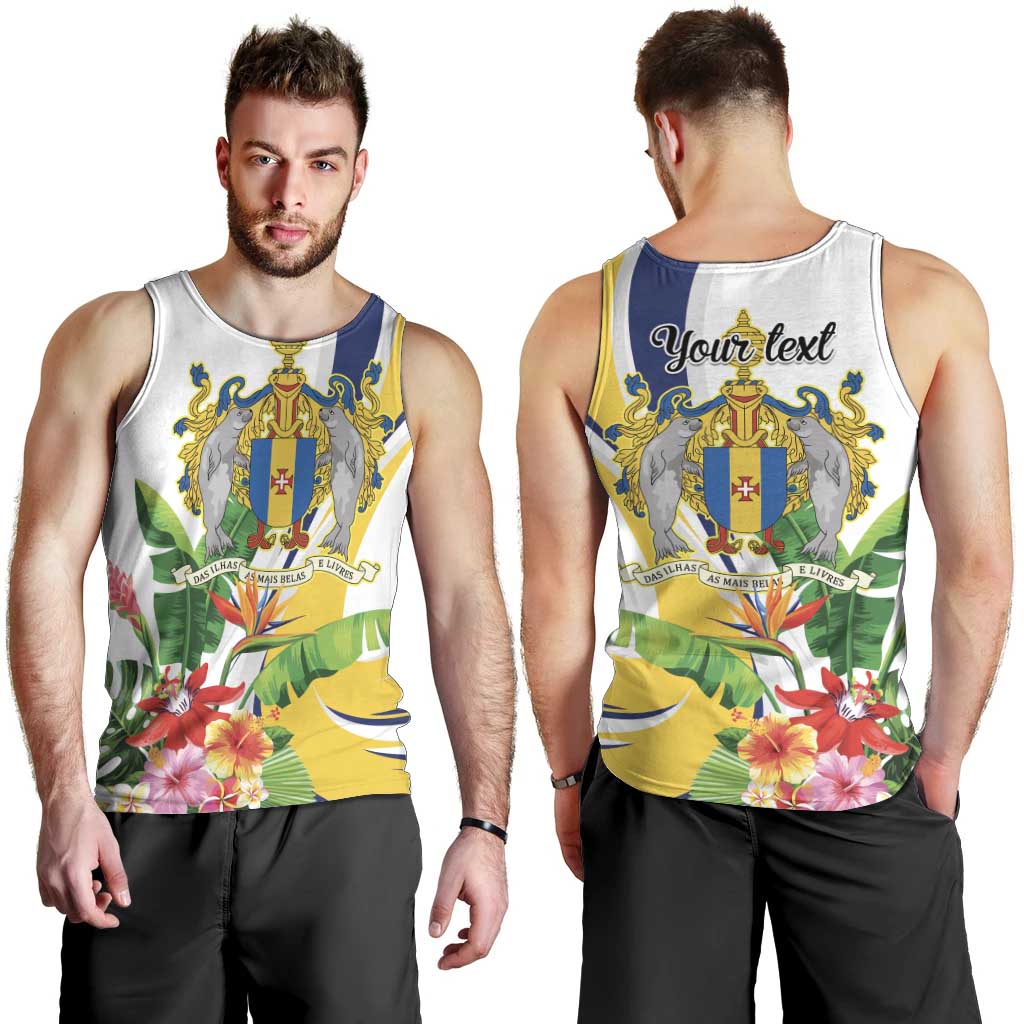 Madeira Pearl of the Atlantic Personalized Men Tank Top - Wonder Print Shop